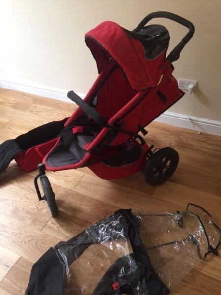Phil and ted double buggy raincover