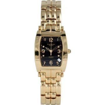 Details about Authentic Brand New Krug-Baumen Tuxedo Lady's Gold Watch