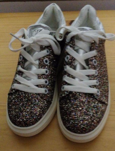New multicoloured glitter sneakers