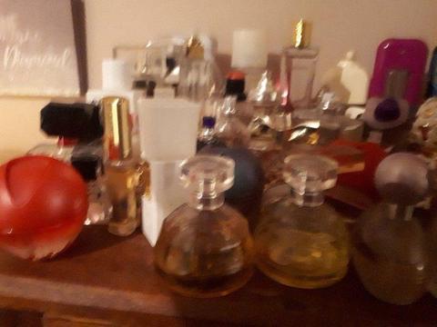 Selection of scents purfums