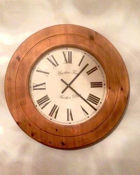 Rare Vintage Wooden Wall Clock