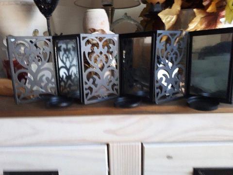 Tara designed candle holder with mirrored