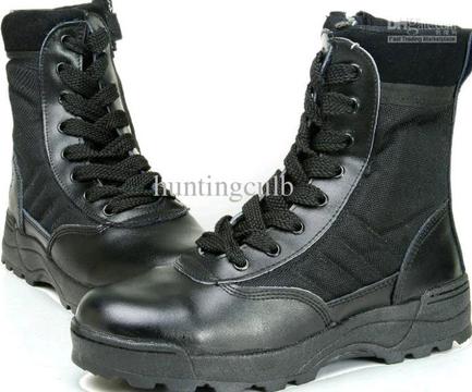 Combat Swat army black boots