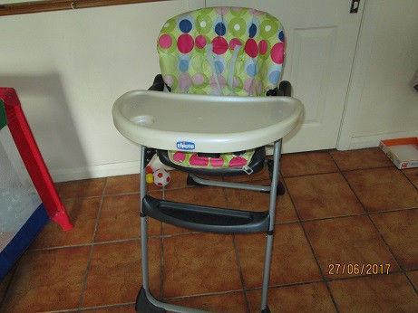 chicco high chair for sale
