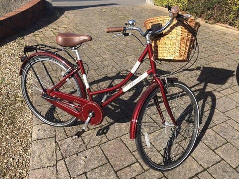 Ladies vintage style shopping bike - as new condition