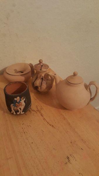 Hand made pottery