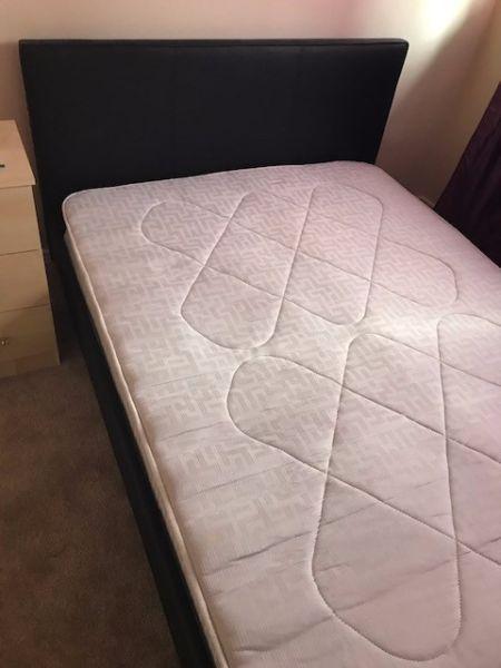 Like New Double Bed frame and Mattress for sale 15