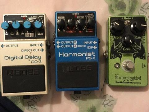 Guitar pedals - 3 for €180 or €80 individually