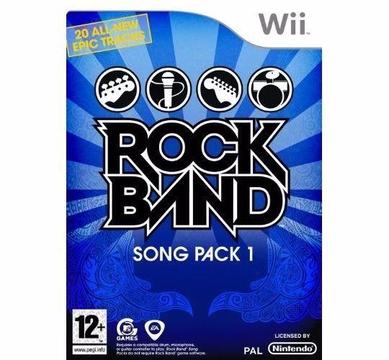 Rock Band Song Pack 1 Games for Rock Band Game Suitable for Wii