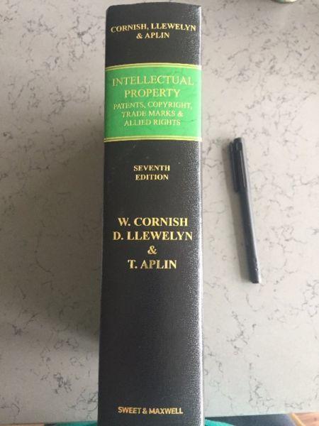 Intellectual Property: Patents, Copyright, Trade Marks & Allied Rights by Cornish, Llewelyn & Alpin