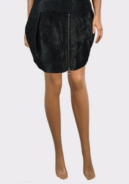 Ex UK Chainstore Embossed Mini Skirt 10/0