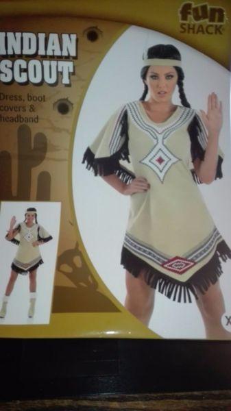 hallowen costume new /indian scout