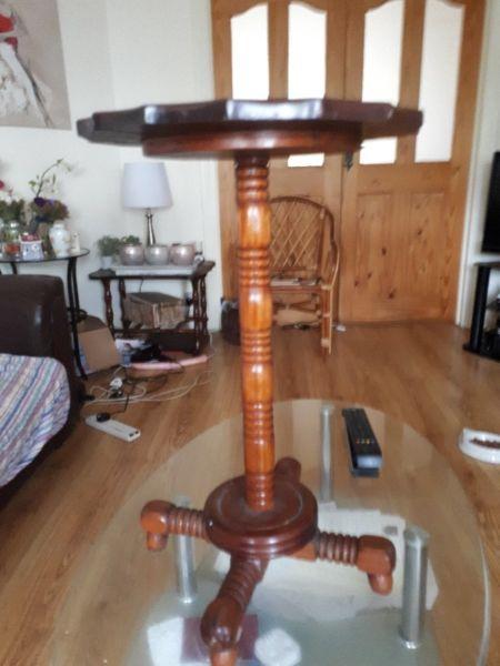 Pure mahogany hand carved table