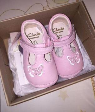 Clarks first shoes in pink