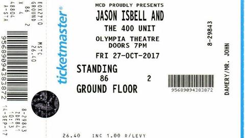 Jason Isbell at Olympia 27 Oct 2017