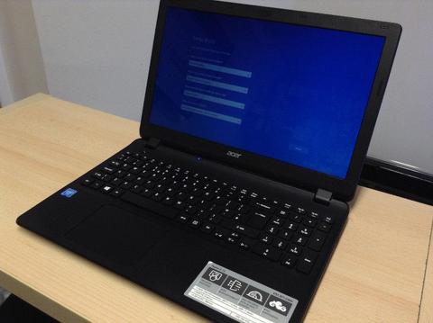 ACER Aspire 15.6 inch Laptop in BLACK 4GB RAM 1TB HDD DVDRW Windows 10 AS NEW