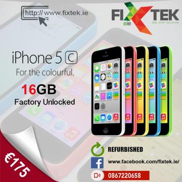 Apple IPhone 5C- 16GB- Unlock to any Network