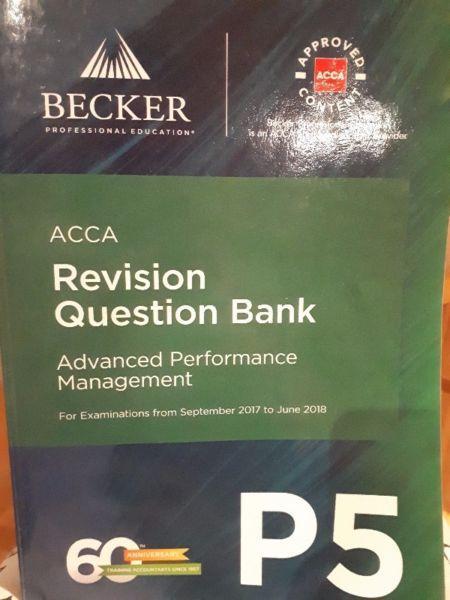 ACCA P5 Becker textbooks