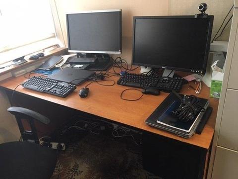 2 used desks, free to take away, singly or both