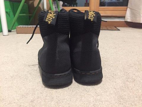 Almost New Dr Marten's Knit Regal Black Size 8