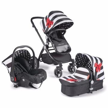 Luxury Stripes 3in1 BABY TRAVEL SYSTEM