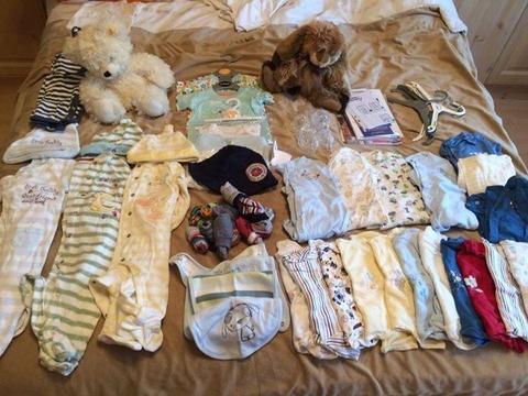 Newborn to 18 month old Mega Bargain Batch of clothes for a new baby boy