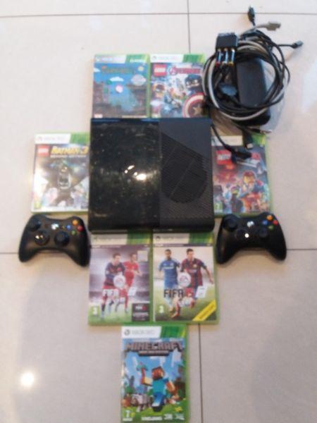 XBox 360 plus games / 2 controllers