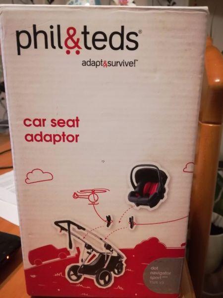 Phil & Teds car seat adaptor