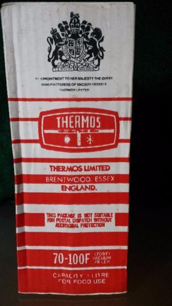 selling.VINTAGE RETRO THERMOS 70-100F 1L LITRE REPLACEMENT GLASS VACUUM FILLER LINER
