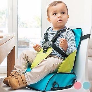 PORTABLE TEXTILE HIGHCHAIR WITH RAISED SEAT