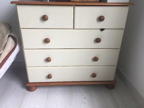 Ikea bedroom set - wardrobe, chest of 4 drawers and small chest of 3 drawers