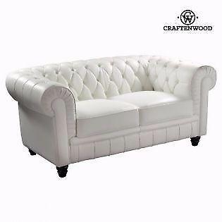 WHITE TWO-SEAT SOFA BY CRAFTENWOOD RRP€ 1 134,00