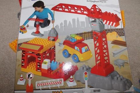 My First Construction Building Blocks Playset