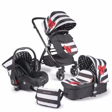 Luxury Stripes 3in1 BABY TRAVEL SYSTEM