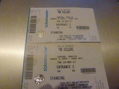 killers tickets standing 300