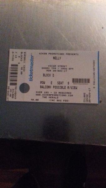 Nelly Concert Ticket