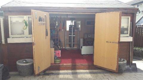 16 ft x 10 ft garden shed / office / gym
