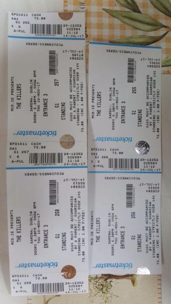 The Killers Concert Tickets