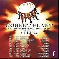 2 hard copy Robert Plant tickets in Bord Gais Energy Theatre, 3rd December