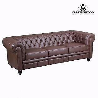 BROWN THREE-SEAT SOFA BY CRAFTENWOOD was €945