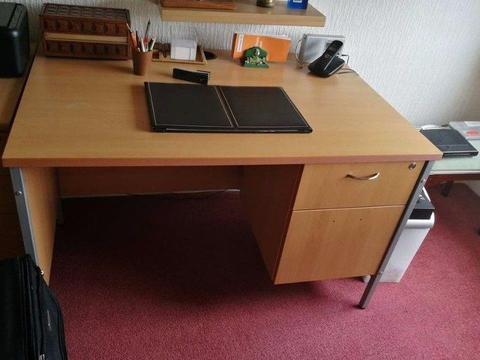 Home Office Desk and IKEA Chair