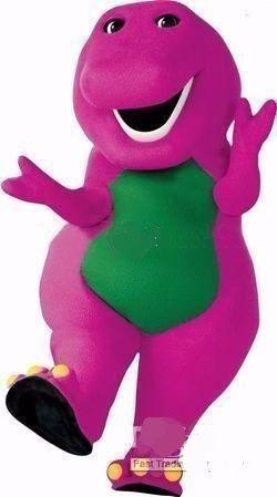 Barney Mascot Costume Daily Hire