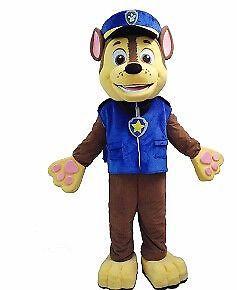 Paw Patrol Chase Mascot Costume Daily Hire