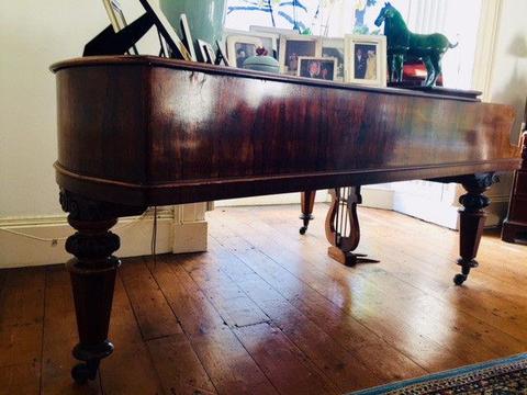 Piano, Antique Broadwood Grand Piano - Needs Tuning - FREE
