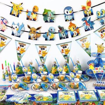Pokemon Themed Party Supplies Includes 72 Items