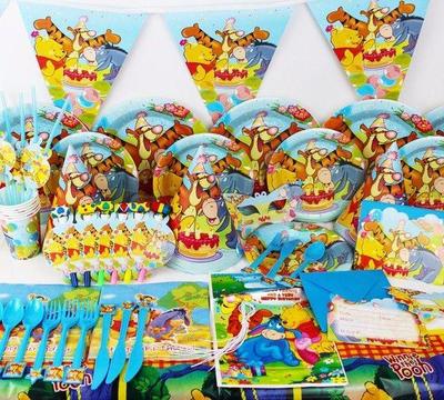Winnie The Pooh Themed Party Kit 86 Items Included