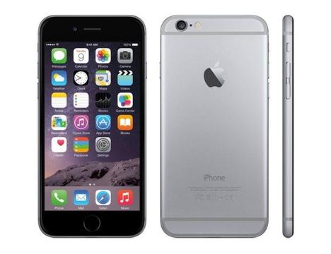 i Phone 6 128gb Space Gray Unlock/ Sim free with Glass Screen Protector,Case and Car charger