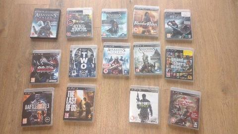 PS3 Games for sale 8 euros per game