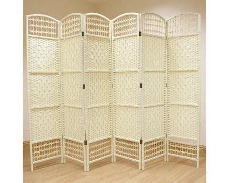 NEW WICKER ROOM DIVIDER PRIVACY SCREEN FREE NATIONWIDE DELIVERY