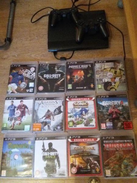 Ps3 in great condition with 12 games